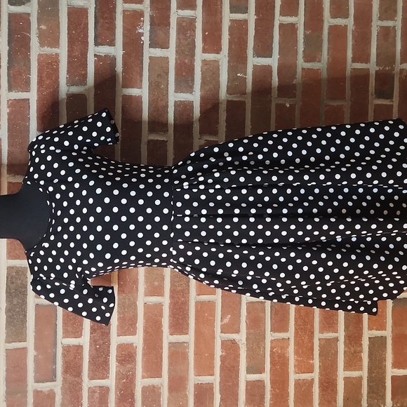 LuLaRoe Dresses & Skirts - LulaRoe fit and flare polkadot dress, size Small